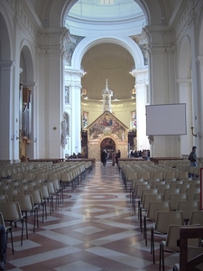 Assisi _Basilica di Santa Maria degli Angeli, Kerkschip met Porti