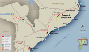 noordelijke kaart van mozambique , een land met toekomst