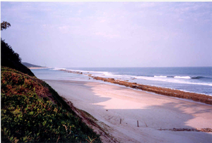 strand van Xai-Xai rond Maputo