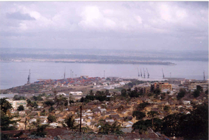 Nacala stad met haven