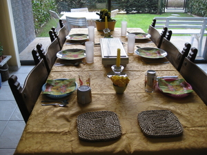 02) De tafel staat klaar