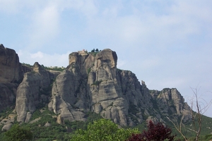 1c Meteora  klooster op de bergtop 2