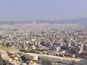 3a Athene acropolis  stadzicht