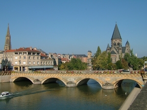 Noord-Oost _Metz, Middeleeuwse brug