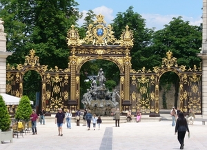Noord-Oost _Nancy _fontein op Place Stanislas
