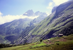 Pyreneeen _Col d'Aubisque _ richting Col du Soulor