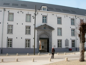 Ingang Dossinkazerne (nu Hof van Habsburg)