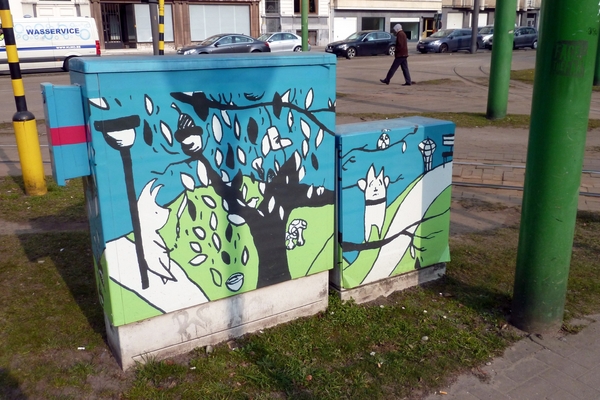 Streetart, graffiti, Antwerp