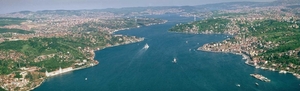 1 Istanbul  Bosphorus  en stad  overzicht