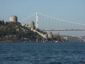 1 Istanbul  Bosphorus brug en torens