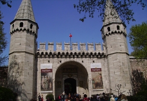 1 Istanbul  Topkapi paleis  keizerlijke poort