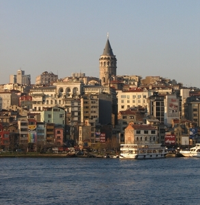 1 Istanbul  Toren van Galata Bosphorus zicht