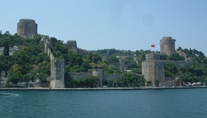1 Istanbul  Vesting van Rumeli Hisar op Europese oever Bosphorus 