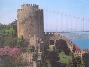 1 Istanbul  Vesting van Rumeli Hisar op Europese oever Bosphorus