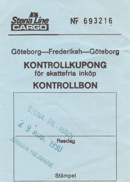 Gotteborg - Frederikshavn   Ferry