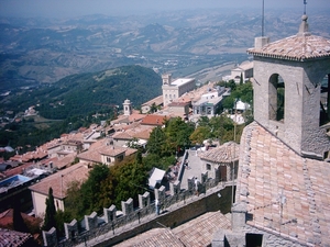 San Marino_zicht  vanaf de burcht