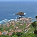 Porto Moniz vanop het plateau gezien