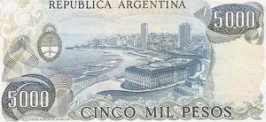 Argentini 1978 5.000 Pesos b
