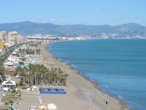 6TO IN Torremolinos_strand met zicht op Malaga