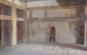 2 Knossos paleis koninginnentroon