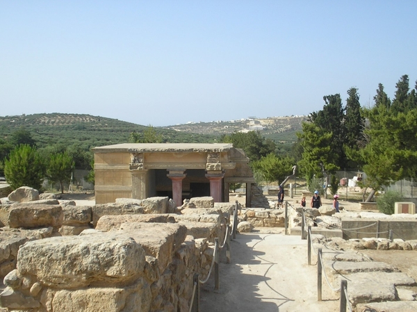 2 Knossos paleis site zicht