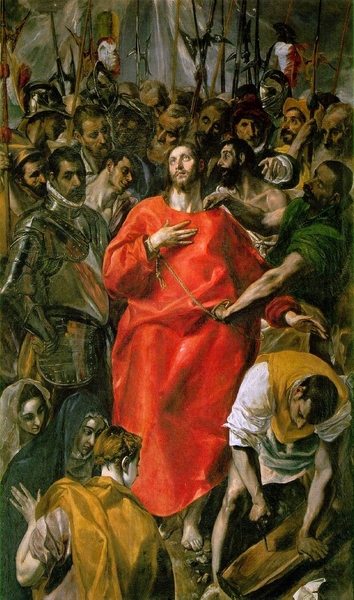 1TO_KA IN Toledo_kathedraal_sacristie_schilderij van El Greco_de 