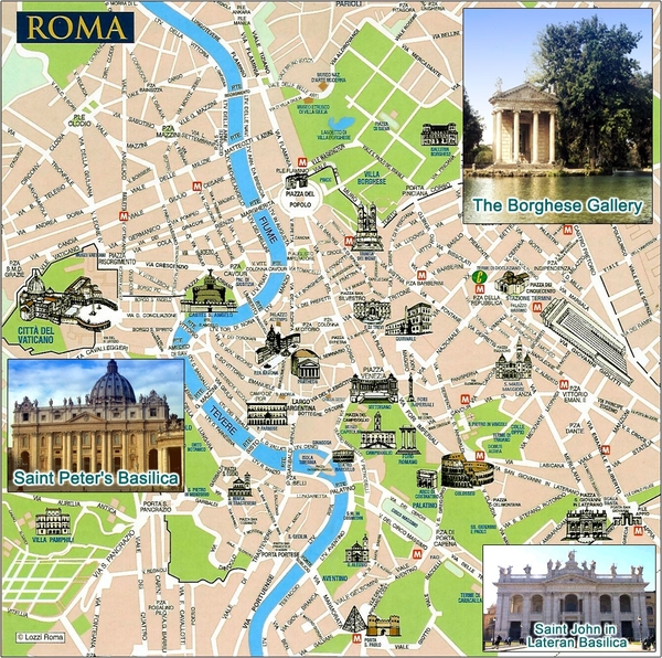 0 Rome_touristische map