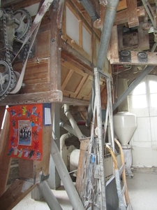 Interieur van de molen