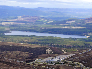 CairnGorm Montain uitzicht vanop de top