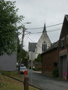 086-Terug aan St-Antoniuskerk in Loonbeek