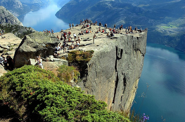 ulpit-Rock-or-Preikestolen-Prekestolen-in-Norwegian-is-one-of-the