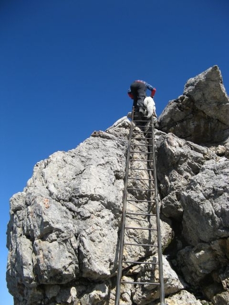 De ladder naar de Steinschartenkopf