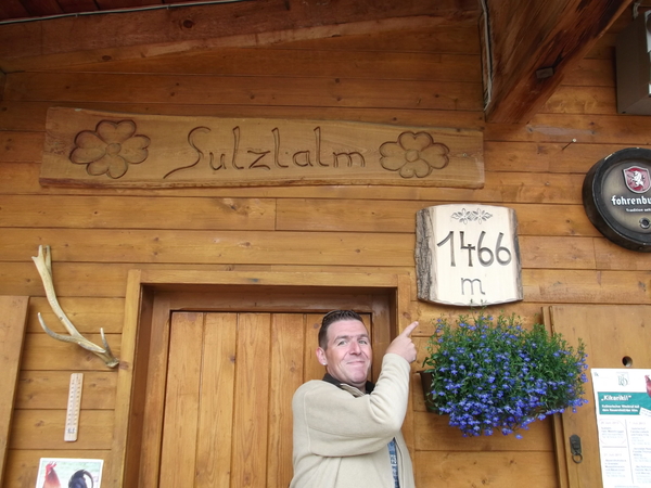 De Sulzalm is gelegen op 1.466 meter hoogte