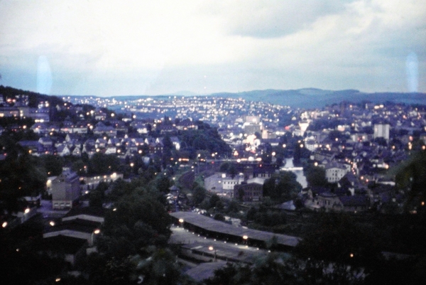 avond zicht over Siegen