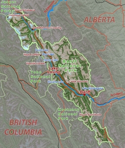 2 Banff _ Nationaal park _Map