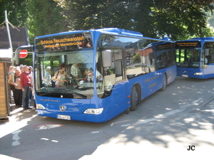 Mercedes bus Schloss Neuschwanstein
