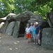 La Roche-aux-fees,  gaanderij met dolmen 19,50 meter lang, 4000 j