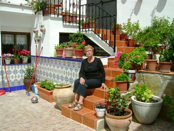het tuintje van een Spaans huisje