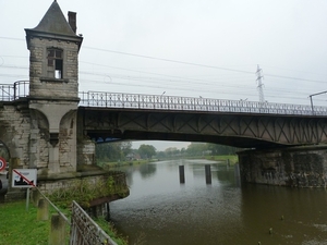 078-Waggelwaterbrug-spoorwegbrug over kanaal Brugge-Oostende