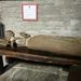 Zuid-Wales  binnen in dit kerkje een oud houten beeld