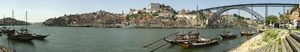 4  Porto _panorama zicht o het historisch deel van Porto en de Do