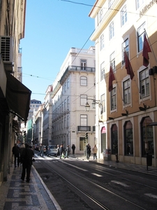 2 Lissabon _Baixa straat