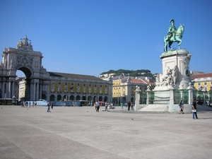 2 Lissabon _standbeeld van koning Jose I in comerce square