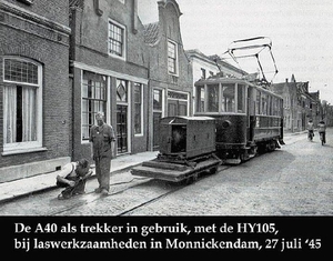 A 40 + HY 105 Monnickendam 27-07-1945