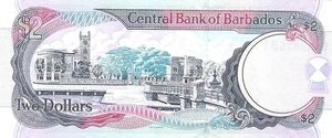 Barbados 2007 2 Dollars b
