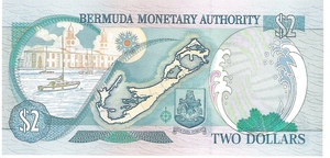 Bermuda 2000 2 Dollars b