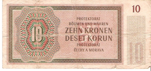 Bohemen en Moravi 1942 10 Kronen b
