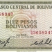 Bolivia 1962 10 Pesos a