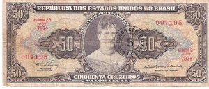 Brazili 1966-1967 5 Centavo op 50 Cruzeiros a