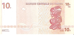 Congo Democratische Republiek 2003 10 Francs b